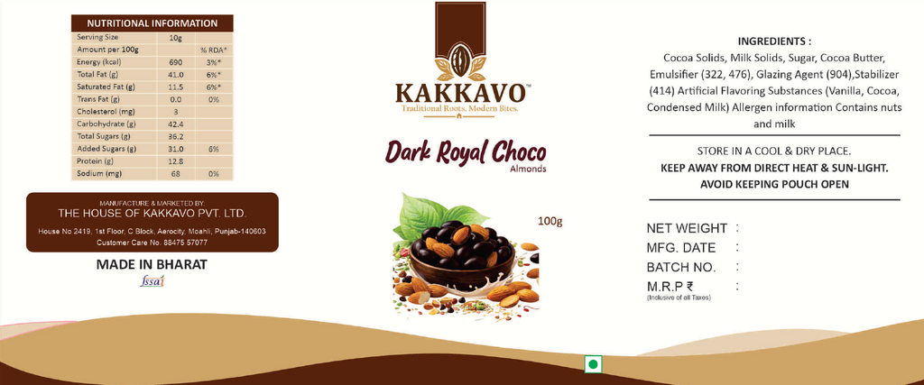 Dark Royal Choco Almonds