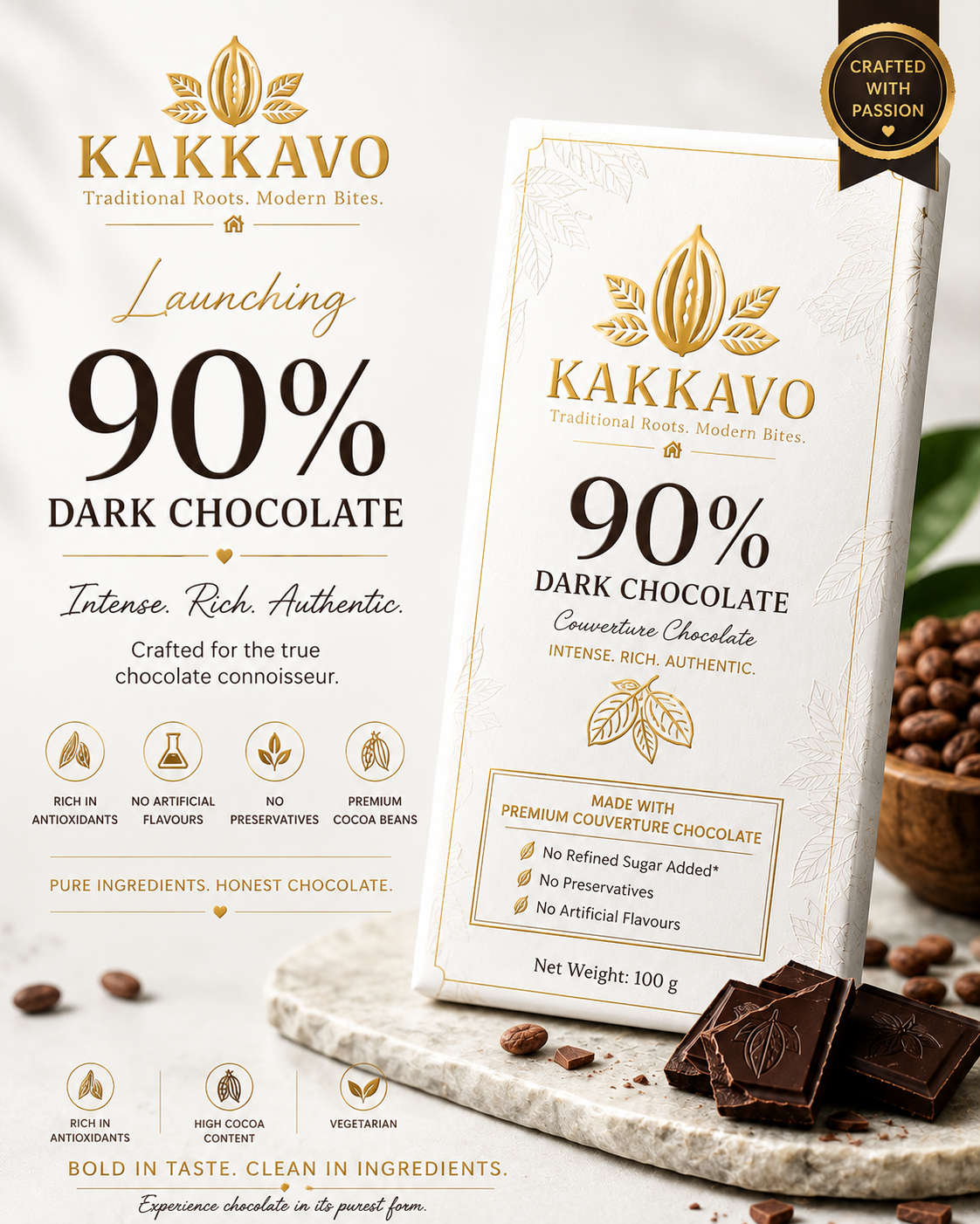 90% dark chocolate