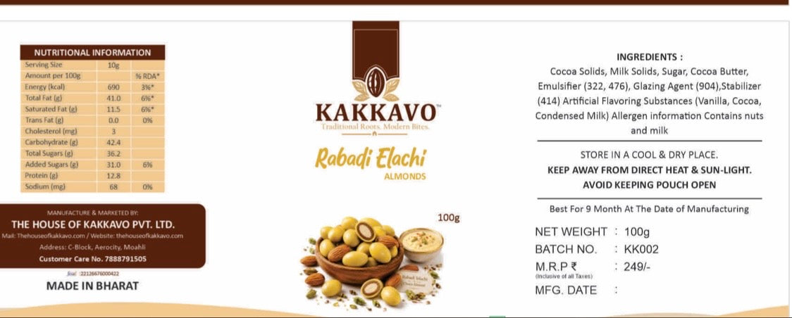 Rabadi Elaichi Choco Almonds