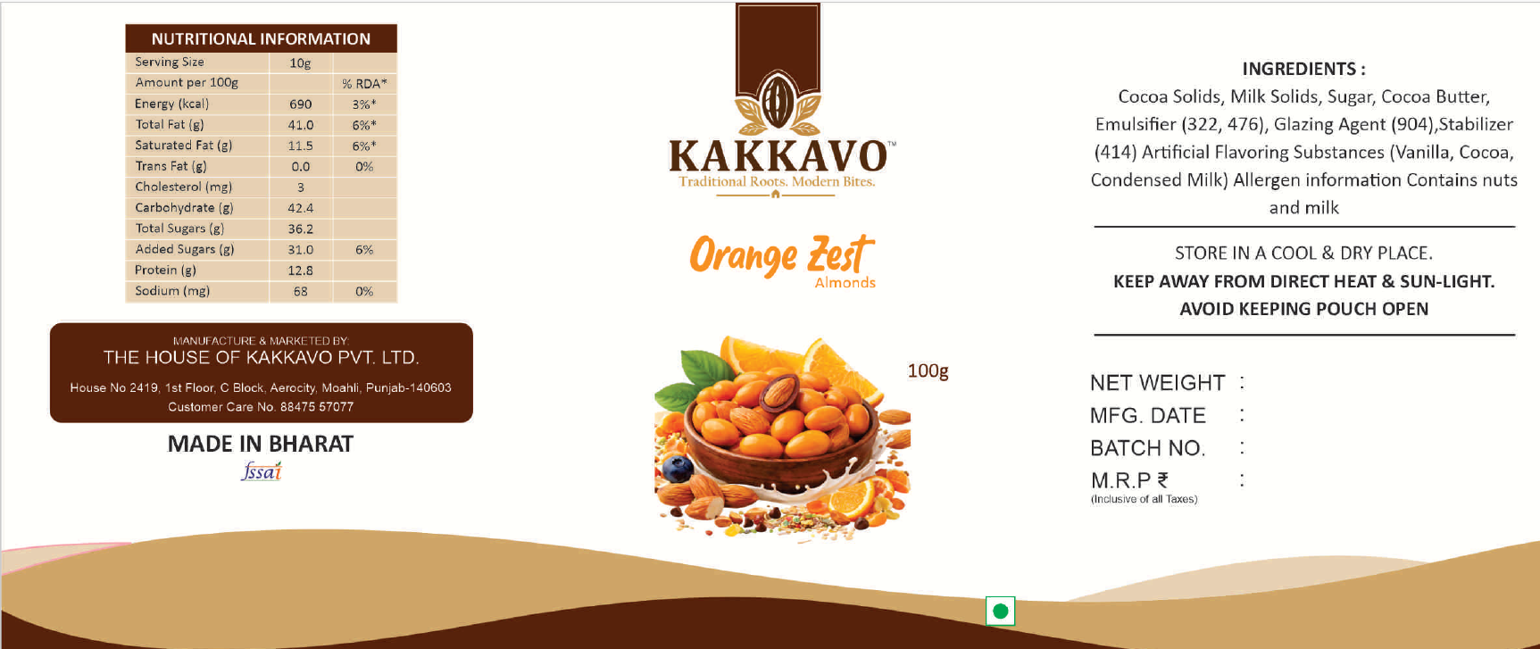 Orange Zest Almonds