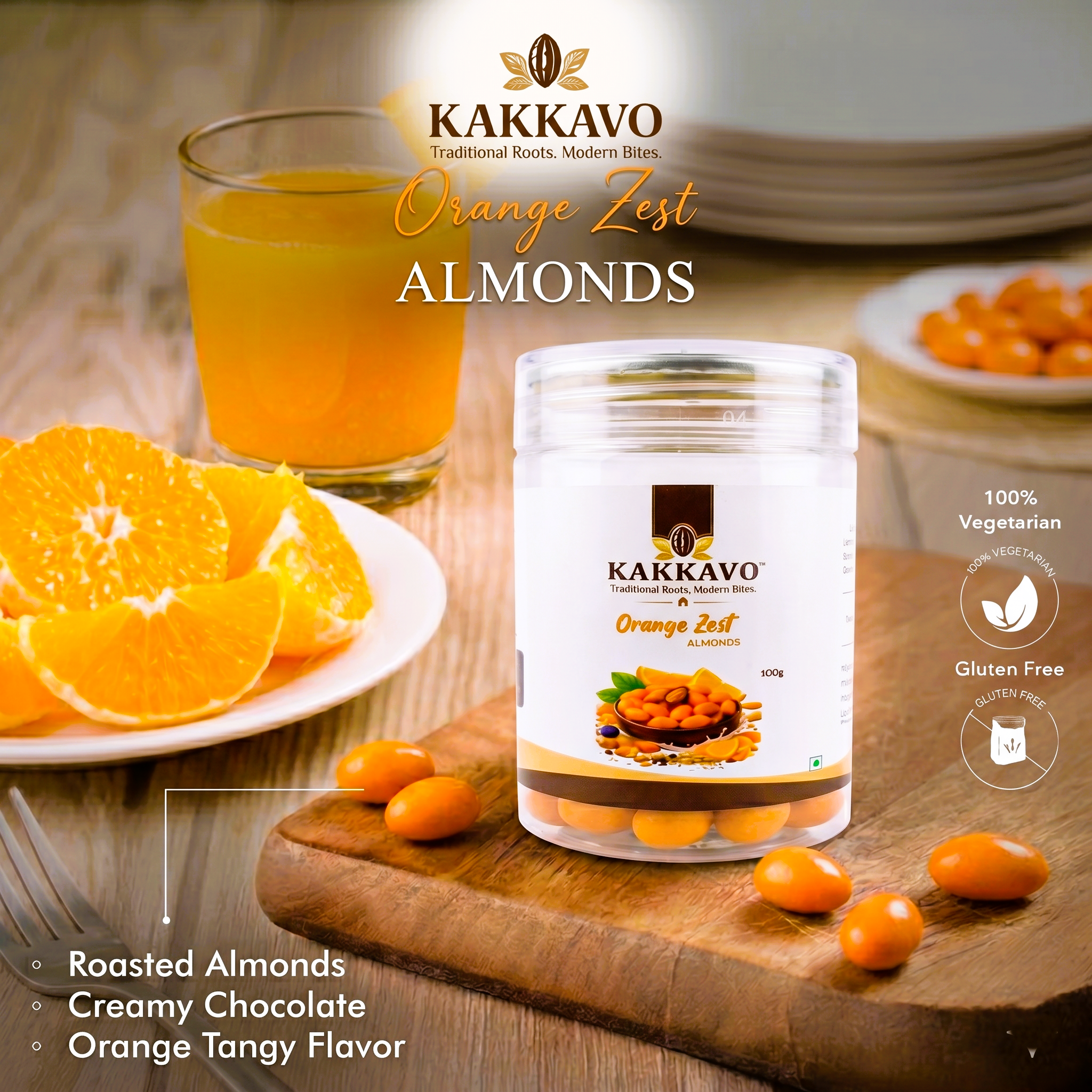 Orange Zest Almonds