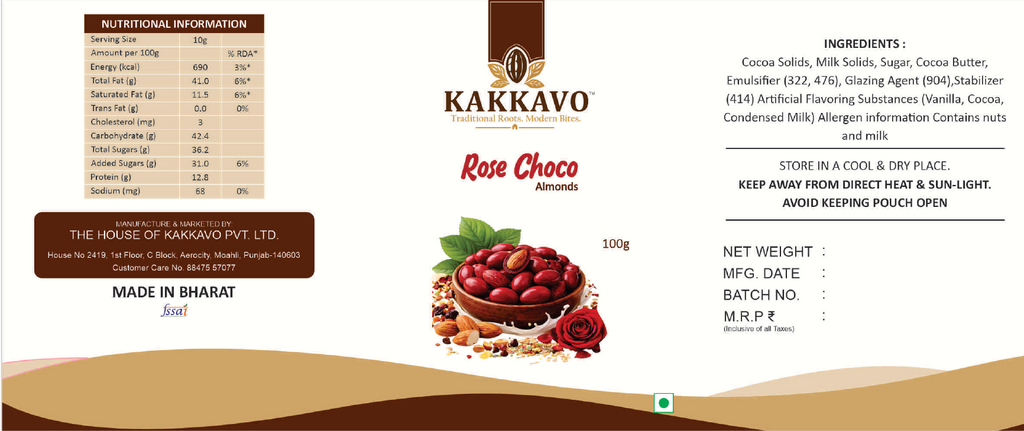 Rose Choco Almonds