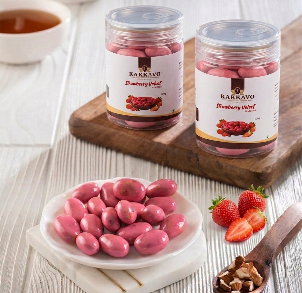 Strawberry Velvet Almonds