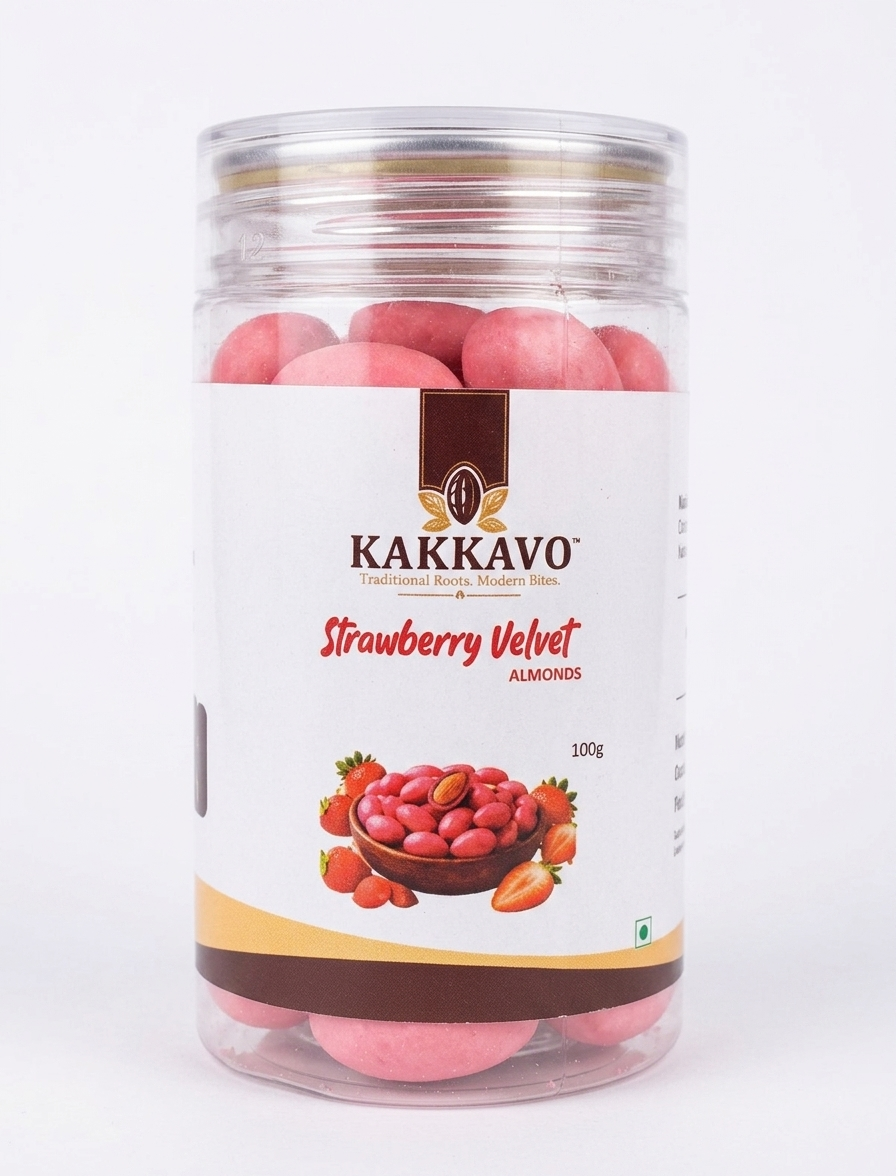 Strawberry Velvet Almonds